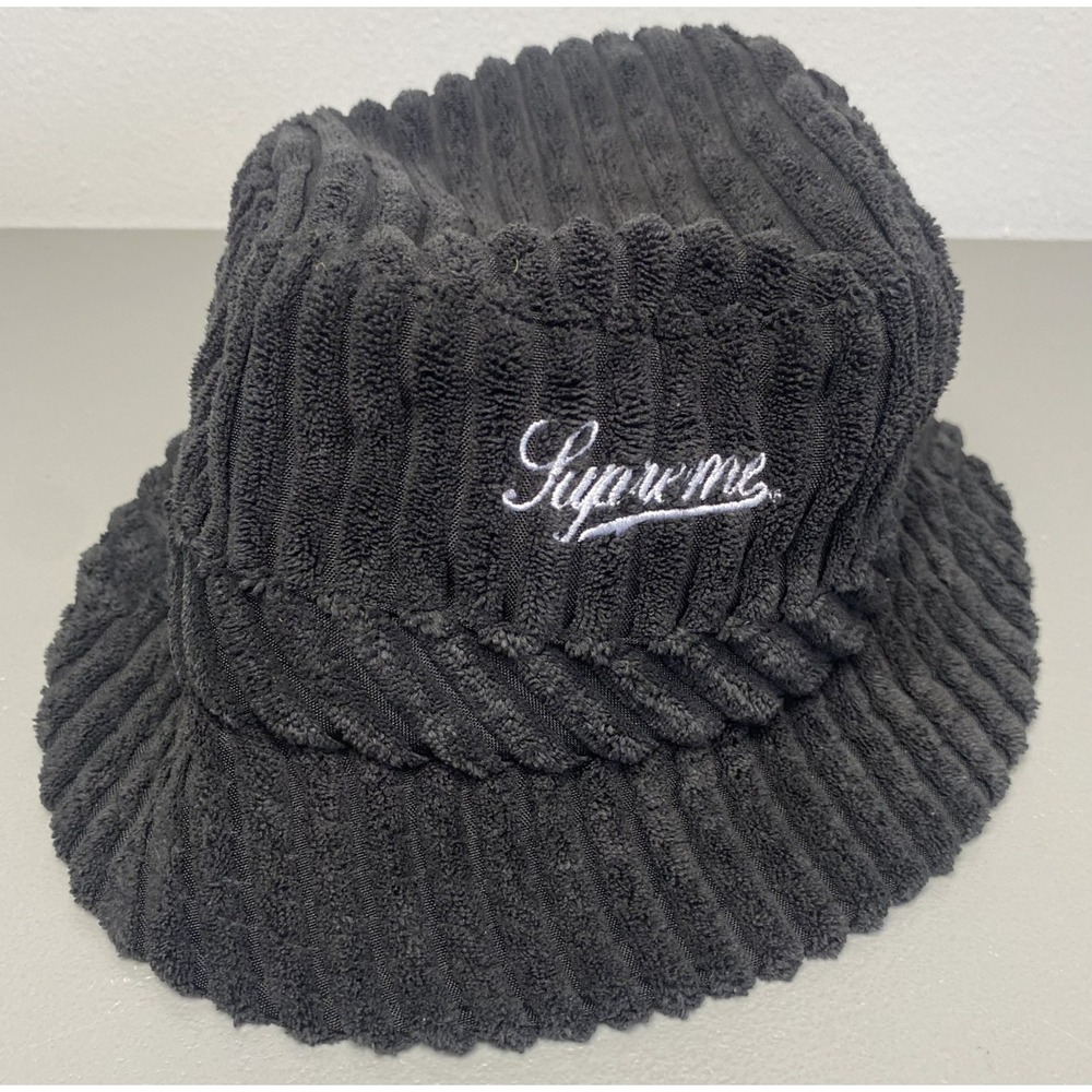 Supreme Teddy Corduroy Crusher Black Size Medium/Large